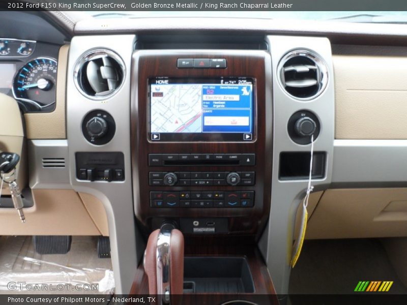 Golden Bronze Metallic / King Ranch Chaparral Leather 2012 Ford F150 King Ranch SuperCrew
