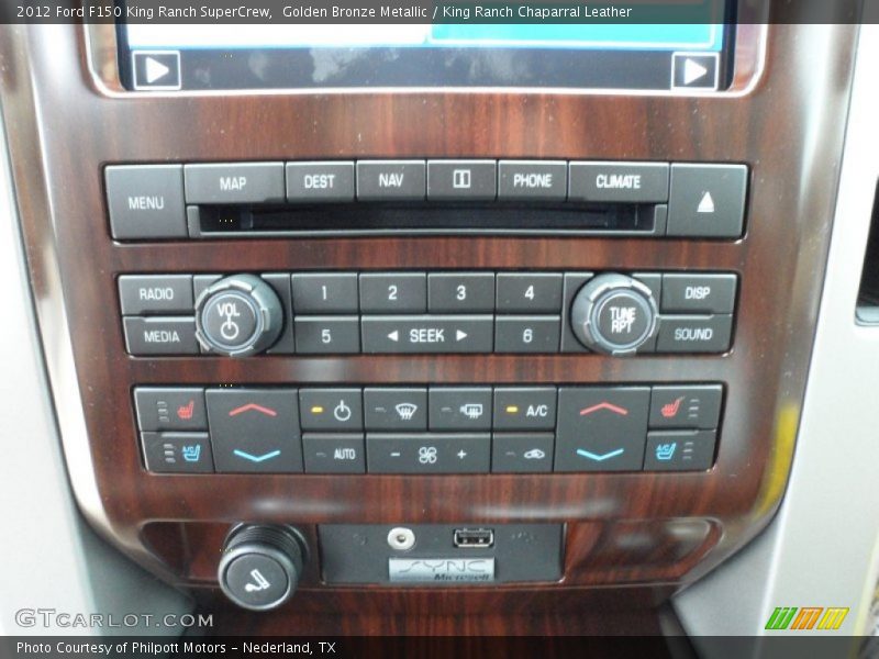 Golden Bronze Metallic / King Ranch Chaparral Leather 2012 Ford F150 King Ranch SuperCrew