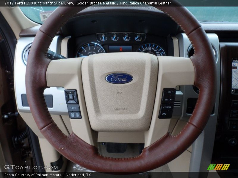 Golden Bronze Metallic / King Ranch Chaparral Leather 2012 Ford F150 King Ranch SuperCrew