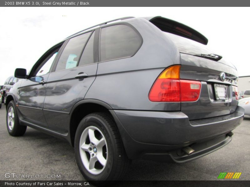 Steel Grey Metallic / Black 2003 BMW X5 3.0i