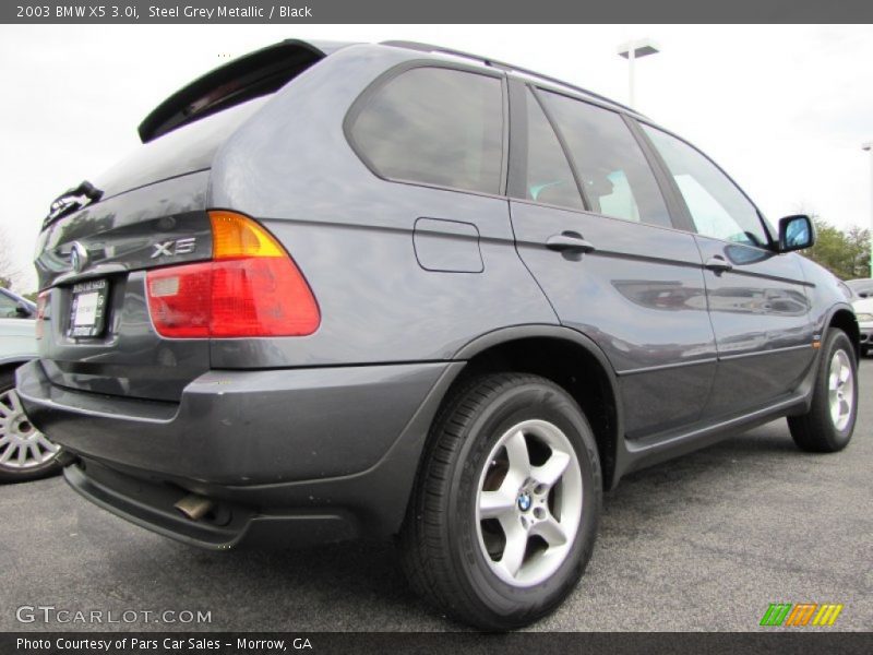 Steel Grey Metallic / Black 2003 BMW X5 3.0i