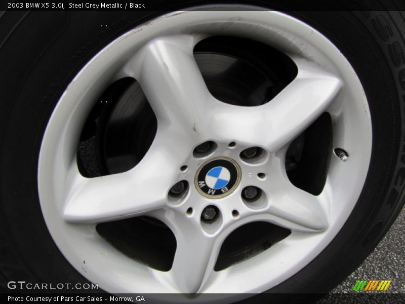Steel Grey Metallic / Black 2003 BMW X5 3.0i