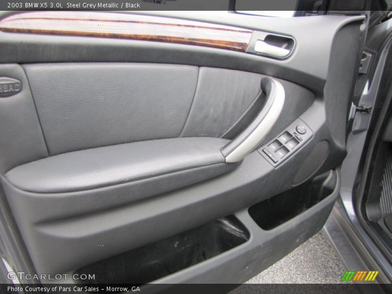 Steel Grey Metallic / Black 2003 BMW X5 3.0i