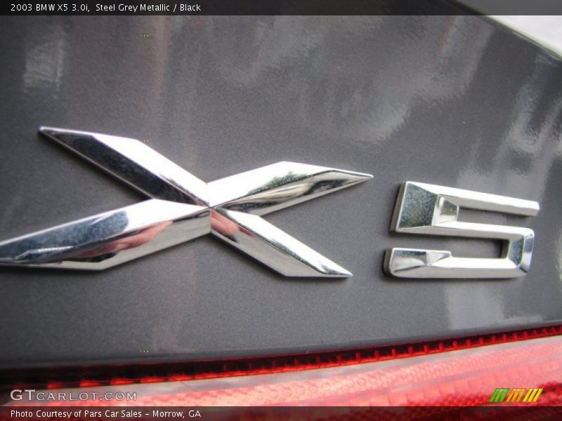 Steel Grey Metallic / Black 2003 BMW X5 3.0i