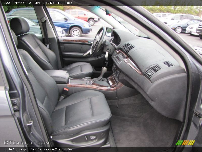 Steel Grey Metallic / Black 2003 BMW X5 3.0i