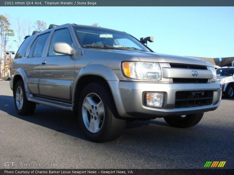 Titanium Metallic / Stone Beige 2001 Infiniti QX4 4x4