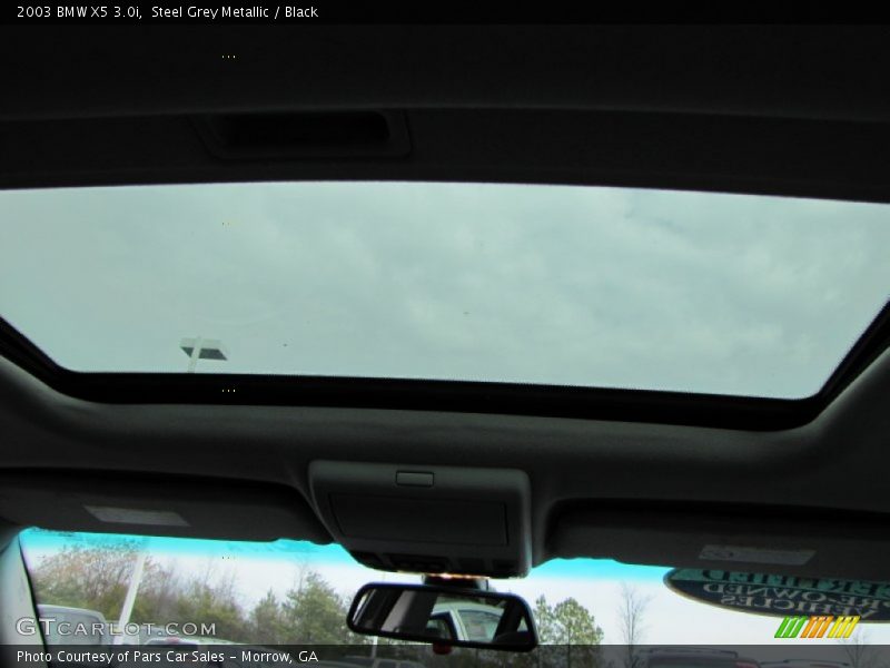 Steel Grey Metallic / Black 2003 BMW X5 3.0i