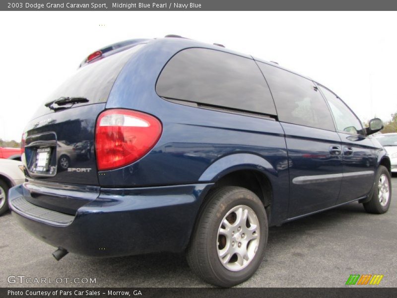 Midnight Blue Pearl / Navy Blue 2003 Dodge Grand Caravan Sport