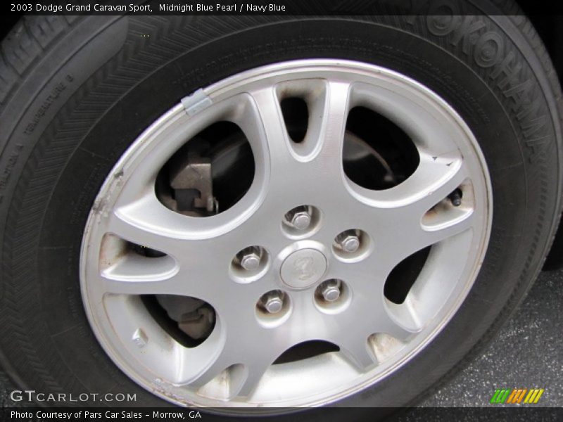 Midnight Blue Pearl / Navy Blue 2003 Dodge Grand Caravan Sport