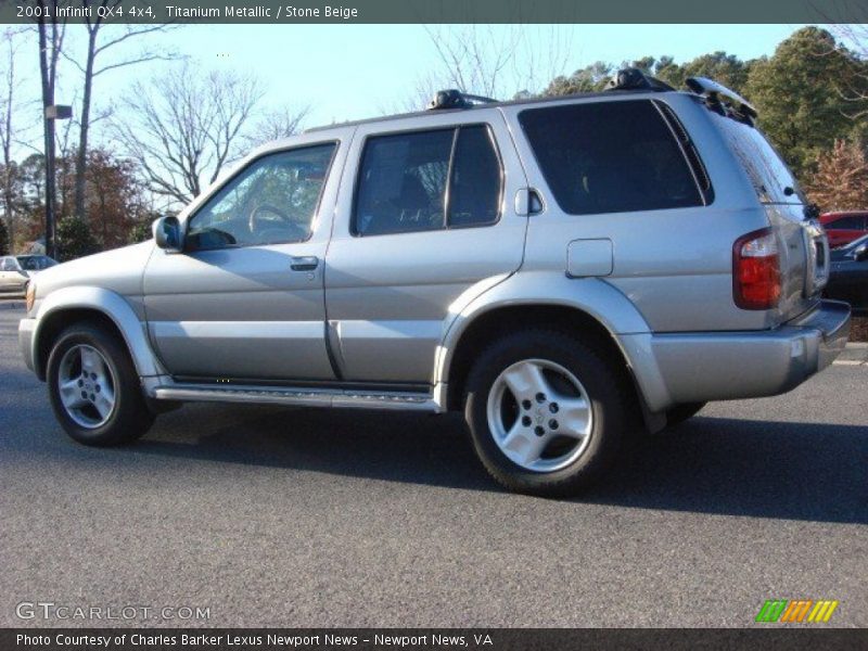 Titanium Metallic / Stone Beige 2001 Infiniti QX4 4x4