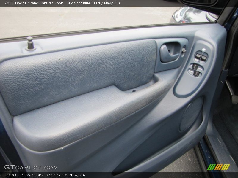 Midnight Blue Pearl / Navy Blue 2003 Dodge Grand Caravan Sport