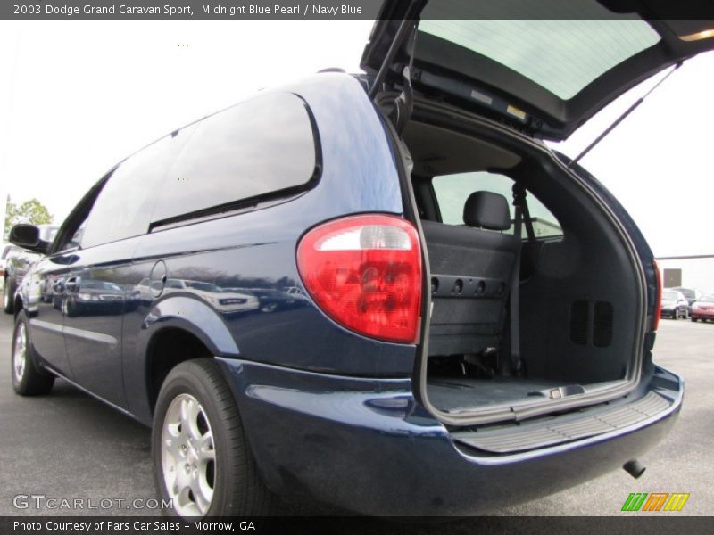 Midnight Blue Pearl / Navy Blue 2003 Dodge Grand Caravan Sport