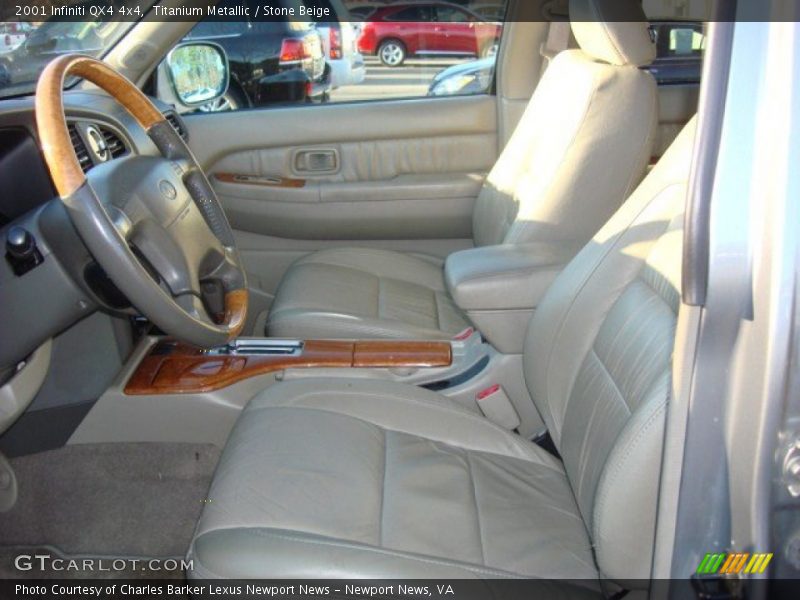 Titanium Metallic / Stone Beige 2001 Infiniti QX4 4x4