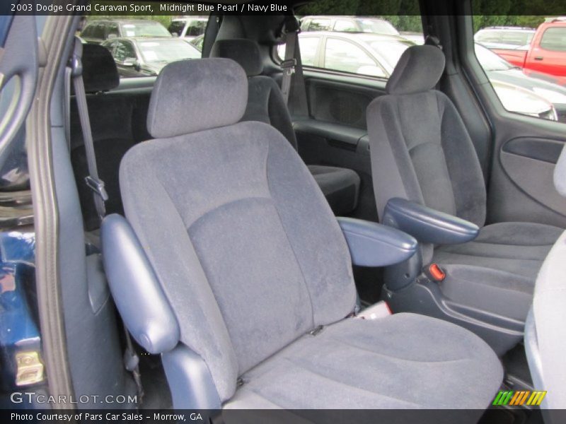 Midnight Blue Pearl / Navy Blue 2003 Dodge Grand Caravan Sport