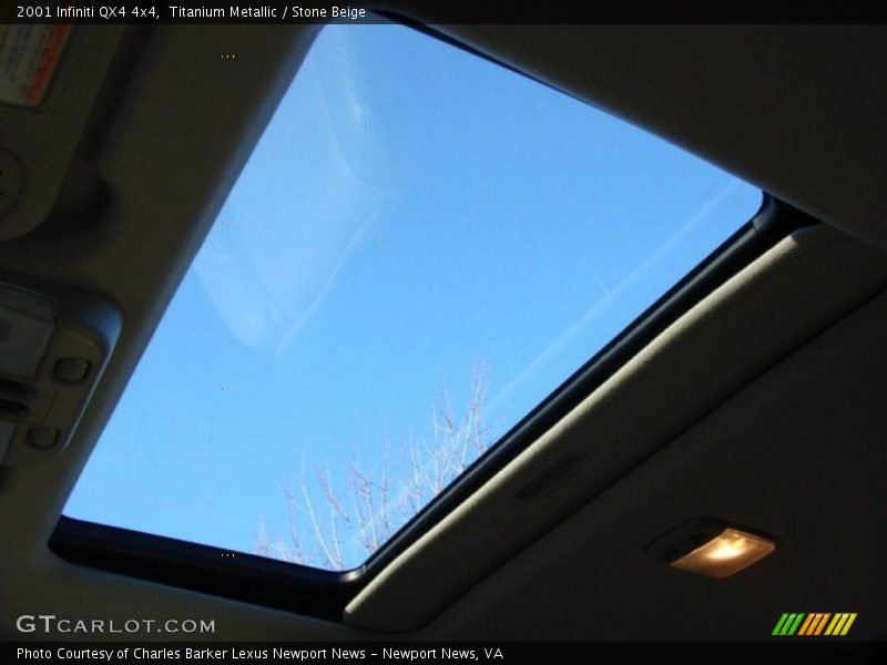 Titanium Metallic / Stone Beige 2001 Infiniti QX4 4x4