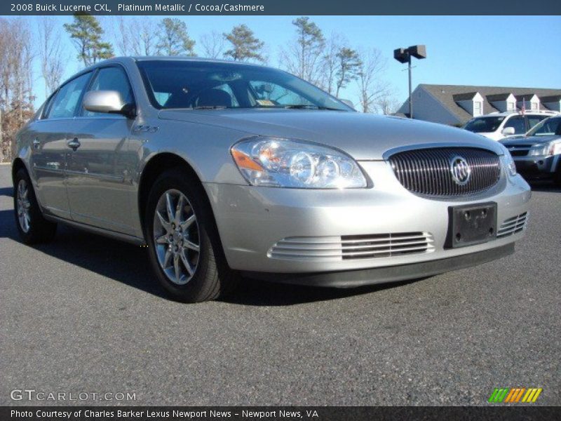 Platinum Metallic / Cocoa/Cashmere 2008 Buick Lucerne CXL