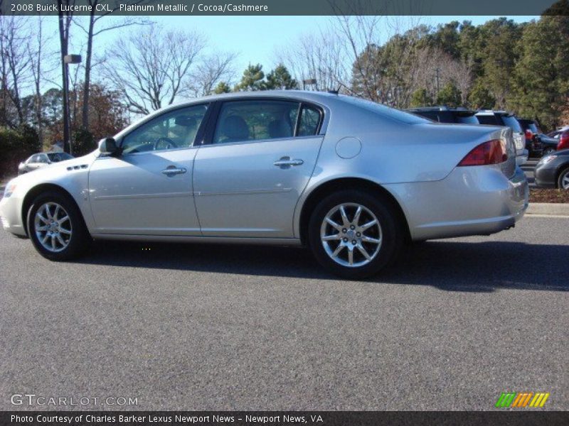 Platinum Metallic / Cocoa/Cashmere 2008 Buick Lucerne CXL