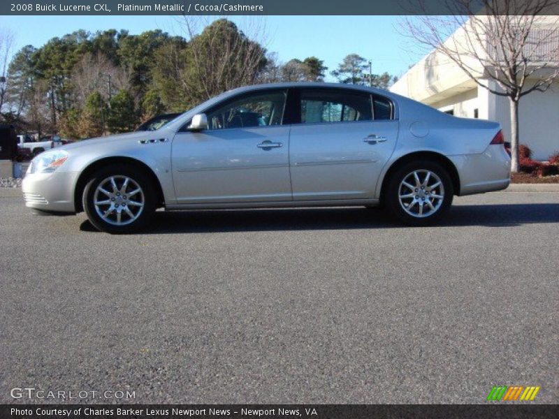 Platinum Metallic / Cocoa/Cashmere 2008 Buick Lucerne CXL