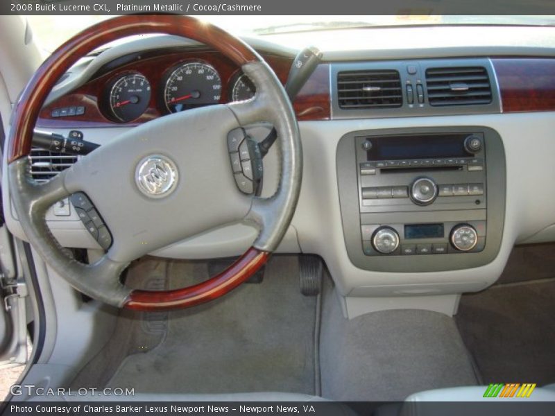 Platinum Metallic / Cocoa/Cashmere 2008 Buick Lucerne CXL