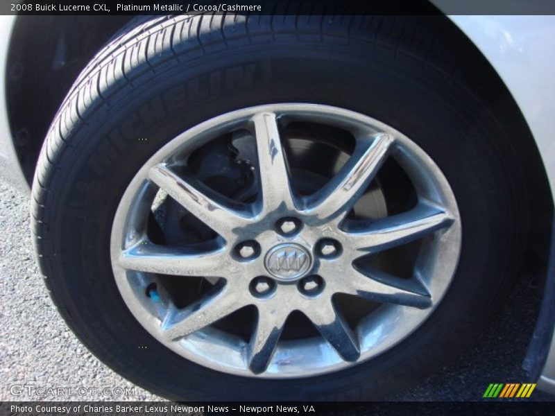 Platinum Metallic / Cocoa/Cashmere 2008 Buick Lucerne CXL