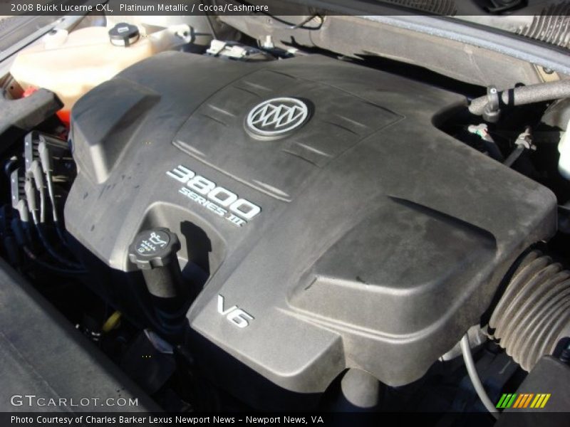 Platinum Metallic / Cocoa/Cashmere 2008 Buick Lucerne CXL