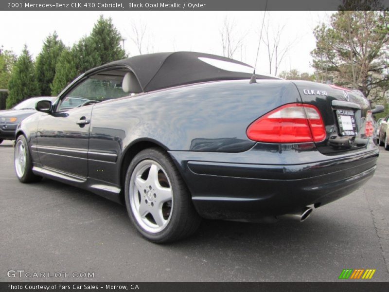 Black Opal Metallic / Oyster 2001 Mercedes-Benz CLK 430 Cabriolet