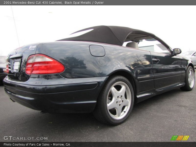 Black Opal Metallic / Oyster 2001 Mercedes-Benz CLK 430 Cabriolet
