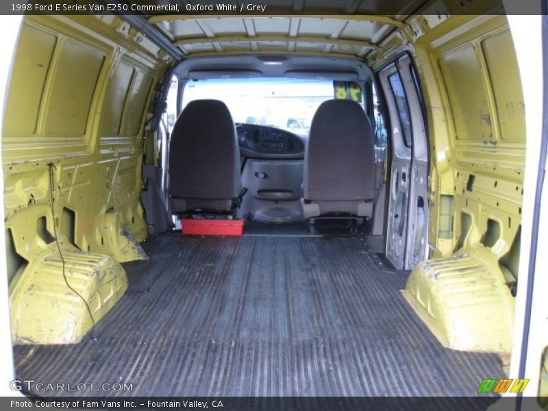Oxford White / Grey 1998 Ford E Series Van E250 Commercial