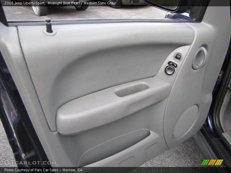 Midnight Blue Pearl / Medium Slate Gray 2006 Jeep Liberty Sport