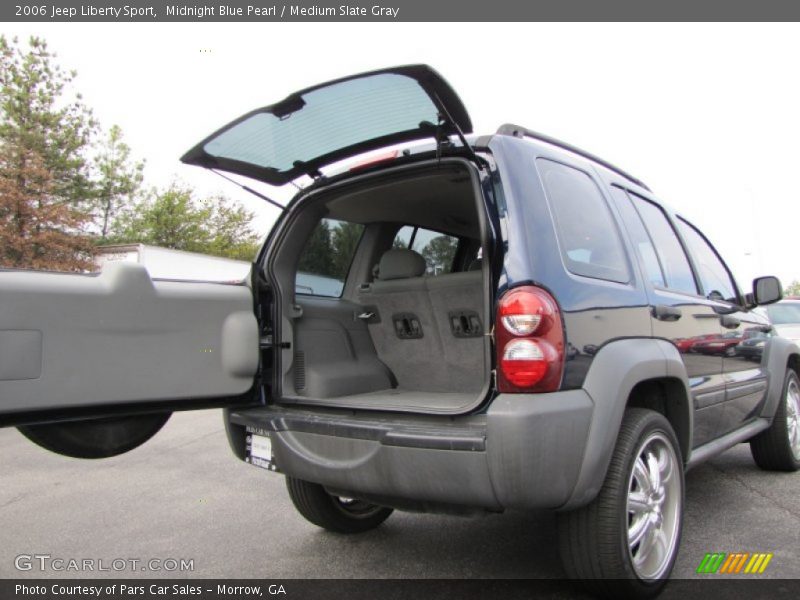 Midnight Blue Pearl / Medium Slate Gray 2006 Jeep Liberty Sport