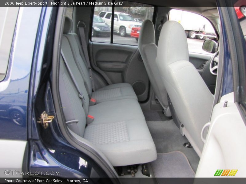 Midnight Blue Pearl / Medium Slate Gray 2006 Jeep Liberty Sport
