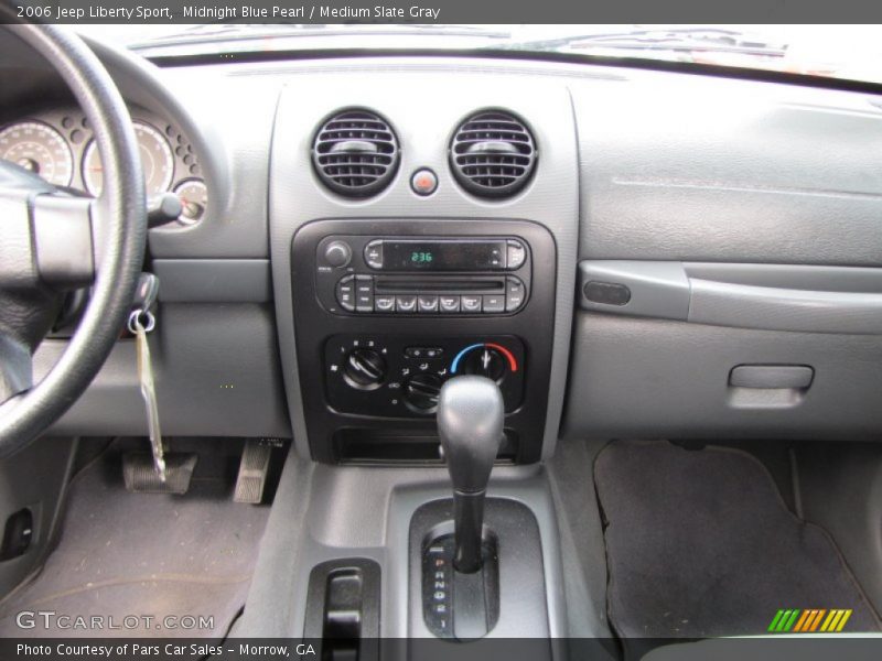 Midnight Blue Pearl / Medium Slate Gray 2006 Jeep Liberty Sport