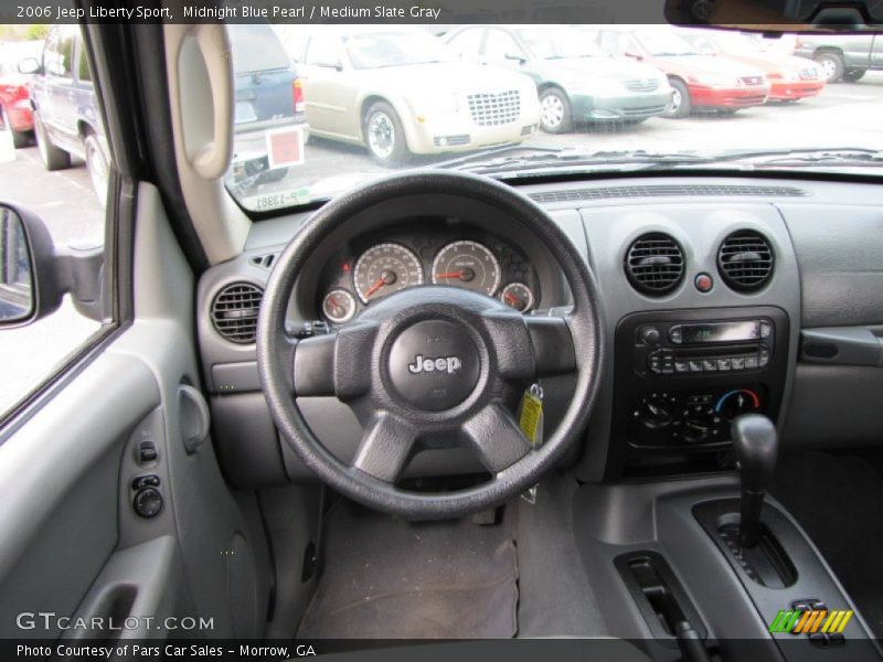 Midnight Blue Pearl / Medium Slate Gray 2006 Jeep Liberty Sport