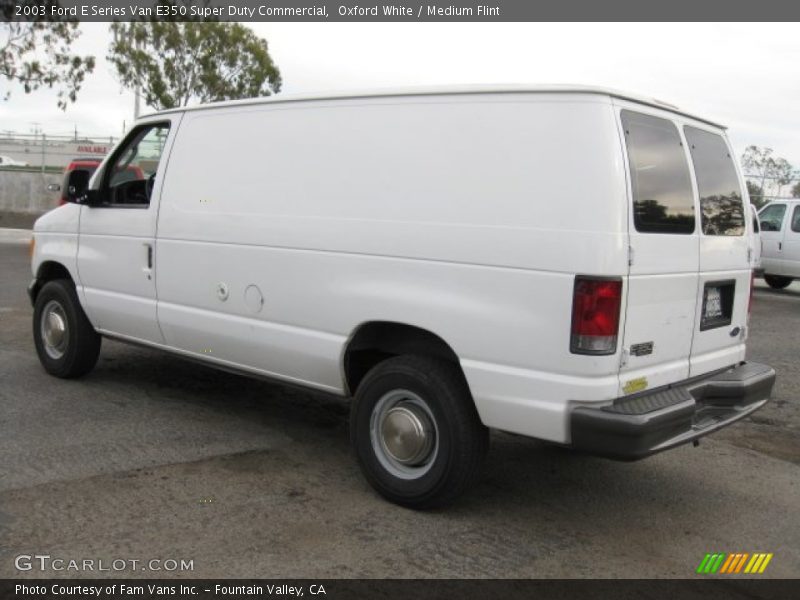 Oxford White / Medium Flint 2003 Ford E Series Van E350 Super Duty Commercial
