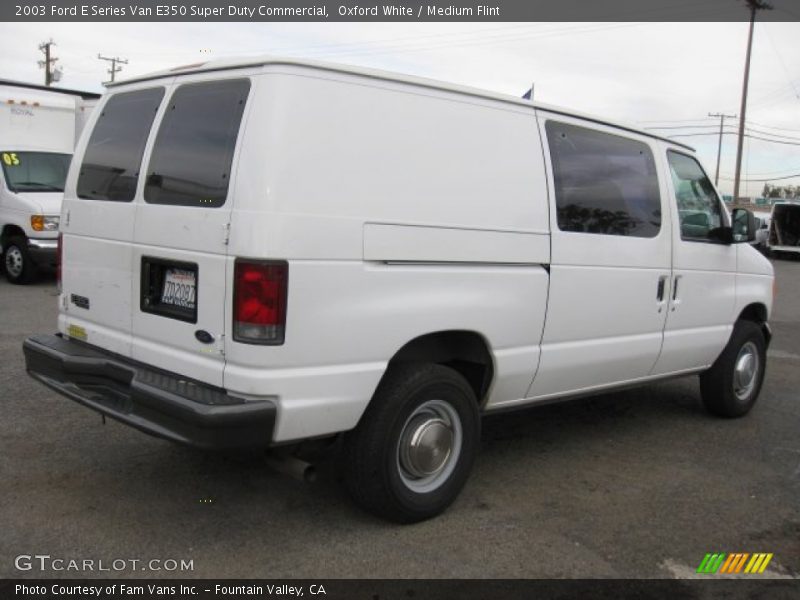 Oxford White / Medium Flint 2003 Ford E Series Van E350 Super Duty Commercial