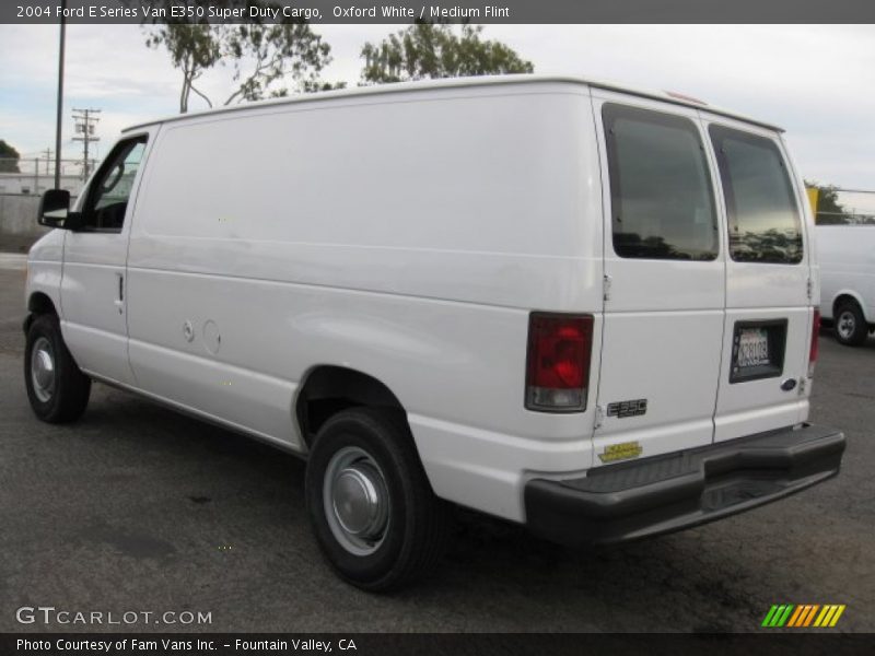 Oxford White / Medium Flint 2004 Ford E Series Van E350 Super Duty Cargo