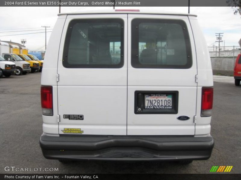 Oxford White / Medium Flint 2004 Ford E Series Van E350 Super Duty Cargo