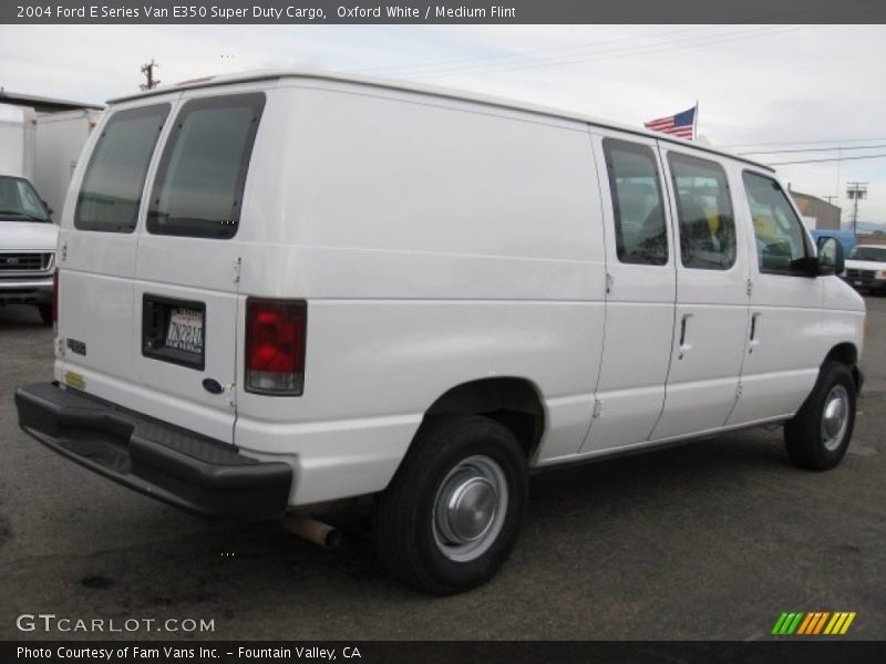 Oxford White / Medium Flint 2004 Ford E Series Van E350 Super Duty Cargo
