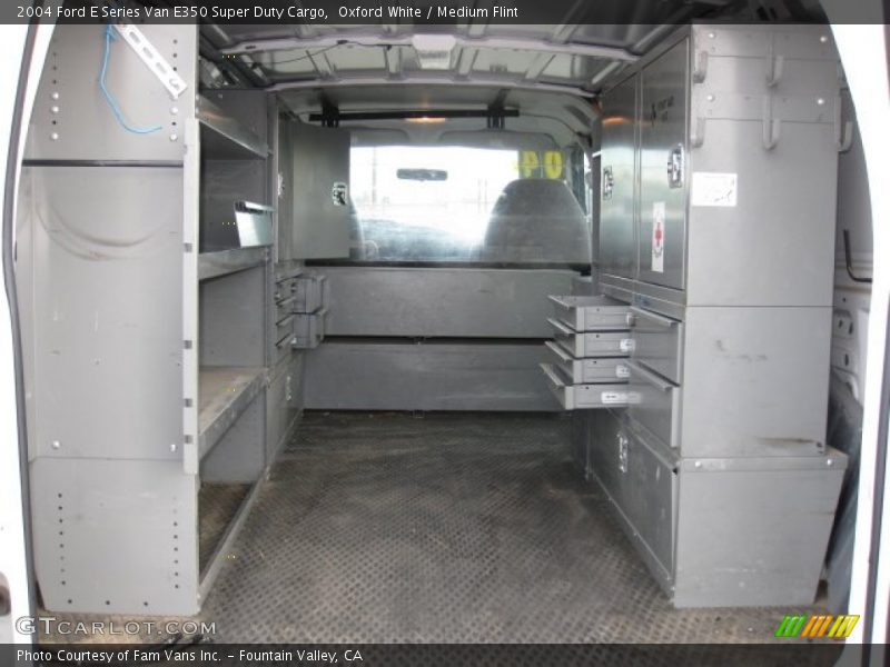 Oxford White / Medium Flint 2004 Ford E Series Van E350 Super Duty Cargo