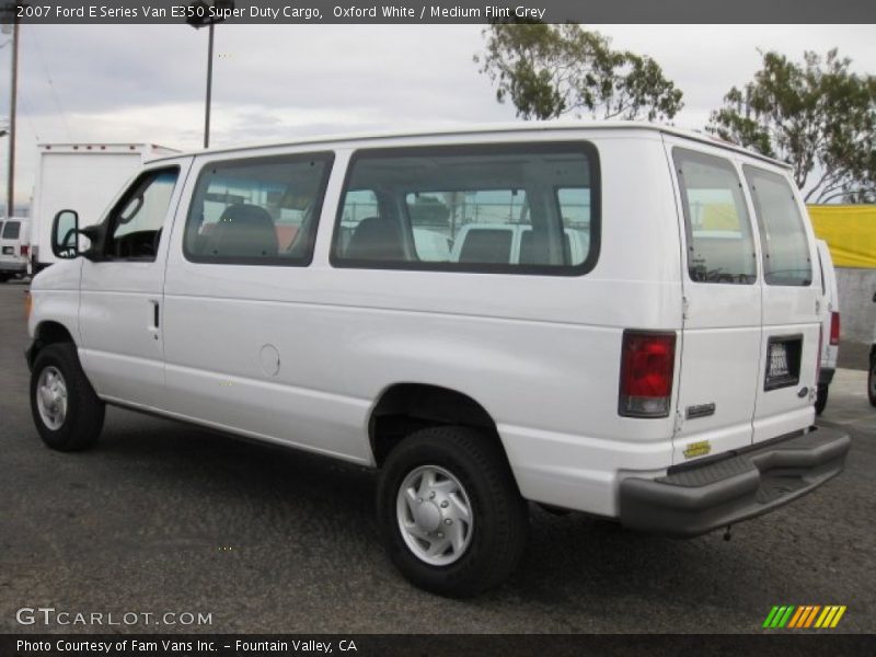Oxford White / Medium Flint Grey 2007 Ford E Series Van E350 Super Duty Cargo