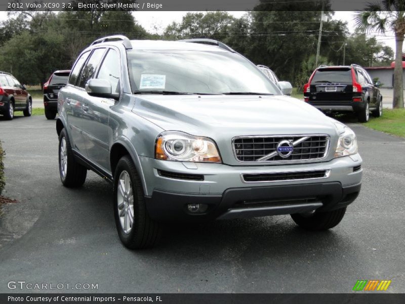 Electric Silver Metallic / Beige 2012 Volvo XC90 3.2