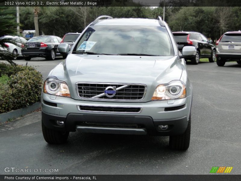 Electric Silver Metallic / Beige 2012 Volvo XC90 3.2