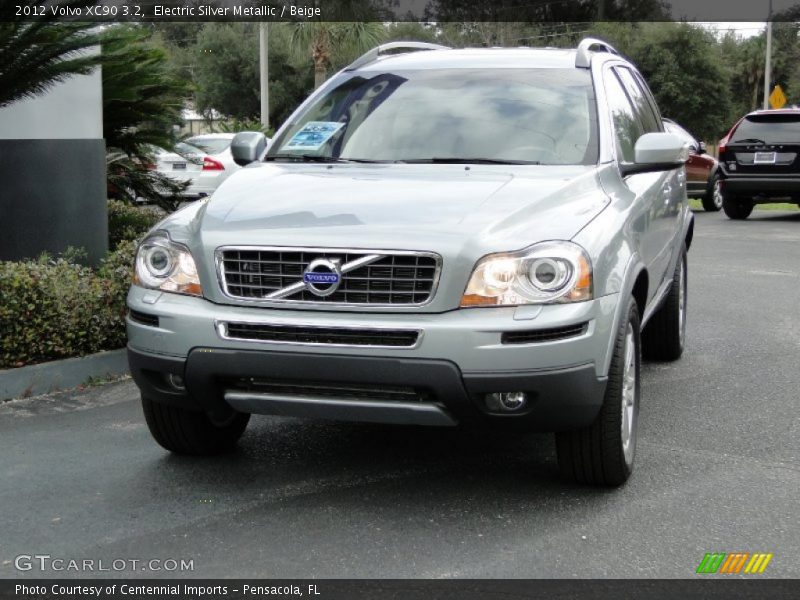 Electric Silver Metallic / Beige 2012 Volvo XC90 3.2