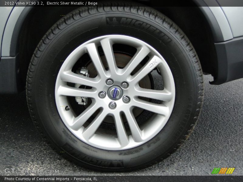 Electric Silver Metallic / Beige 2012 Volvo XC90 3.2