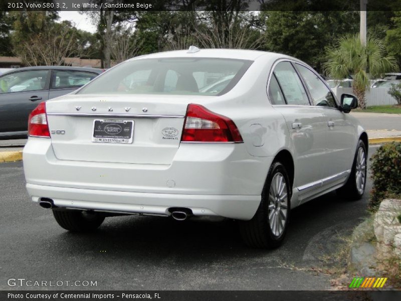 Ice White / Sandstone Beige 2012 Volvo S80 3.2