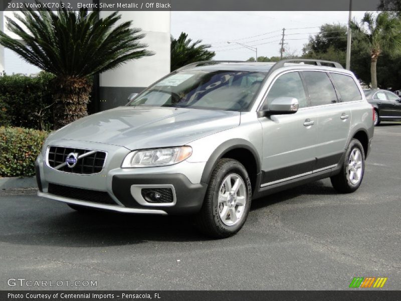 Electric Silver Metallic / Off Black 2012 Volvo XC70 3.2