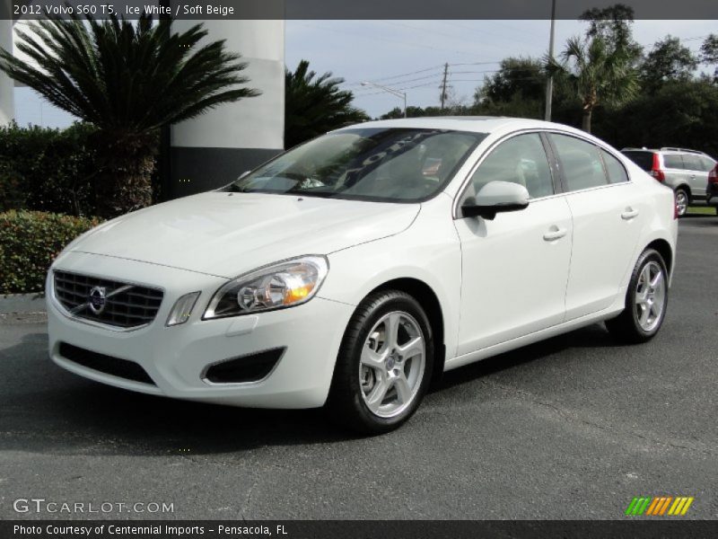Ice White / Soft Beige 2012 Volvo S60 T5