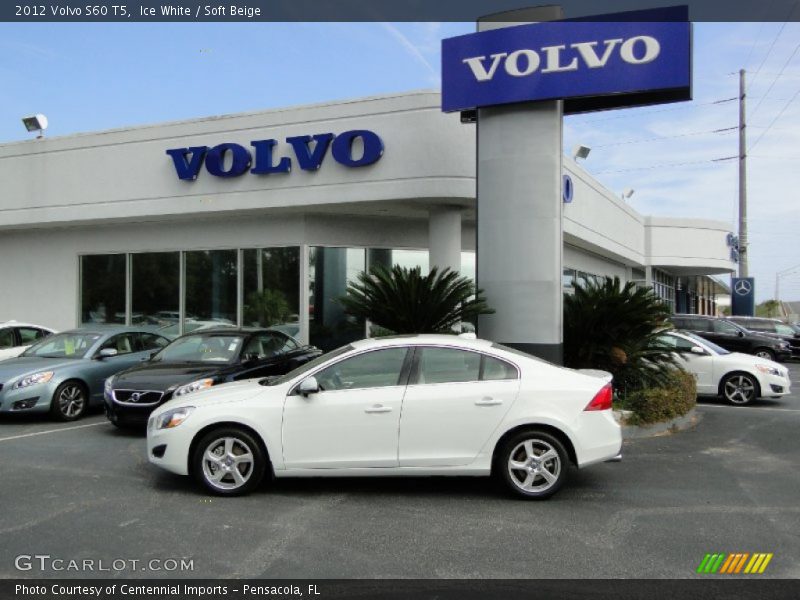 Ice White / Soft Beige 2012 Volvo S60 T5