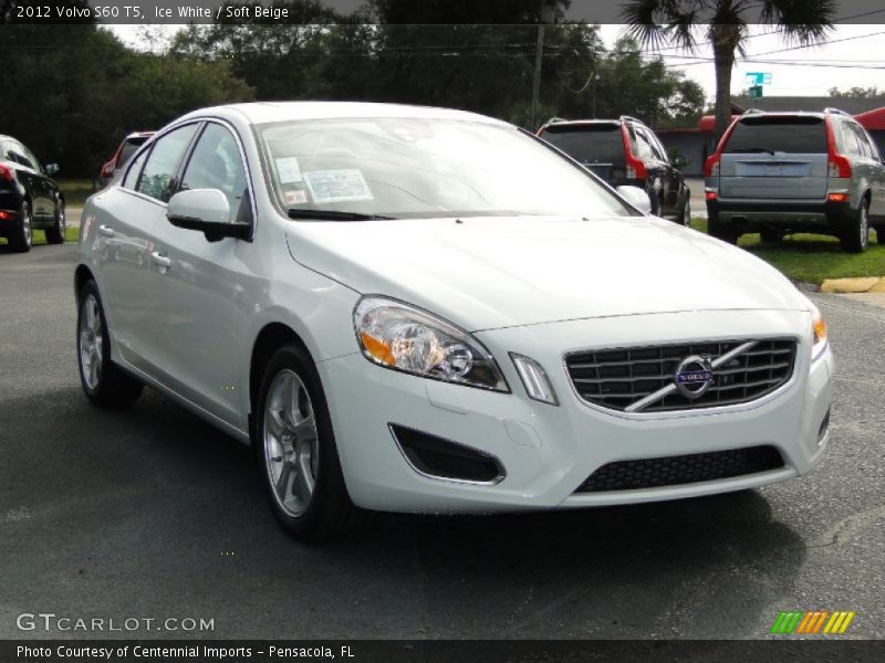 Ice White / Soft Beige 2012 Volvo S60 T5