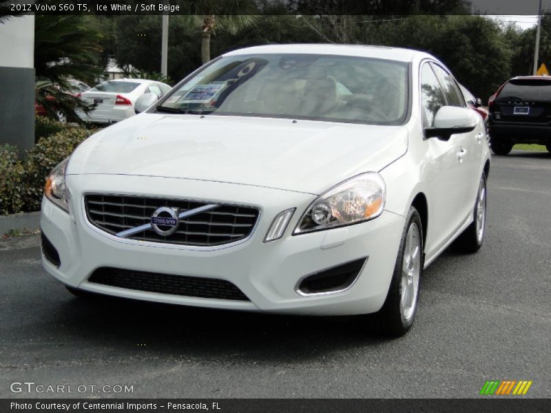 Ice White / Soft Beige 2012 Volvo S60 T5